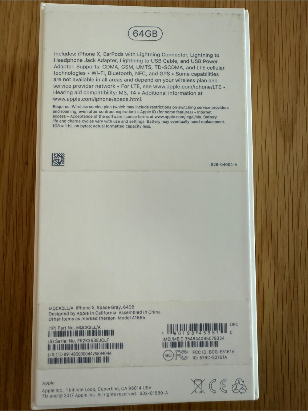 Apple iPhone X A1865 Unlocked 64GB Space Gray-corner Of Screen Blemish - Picture 3 of 5